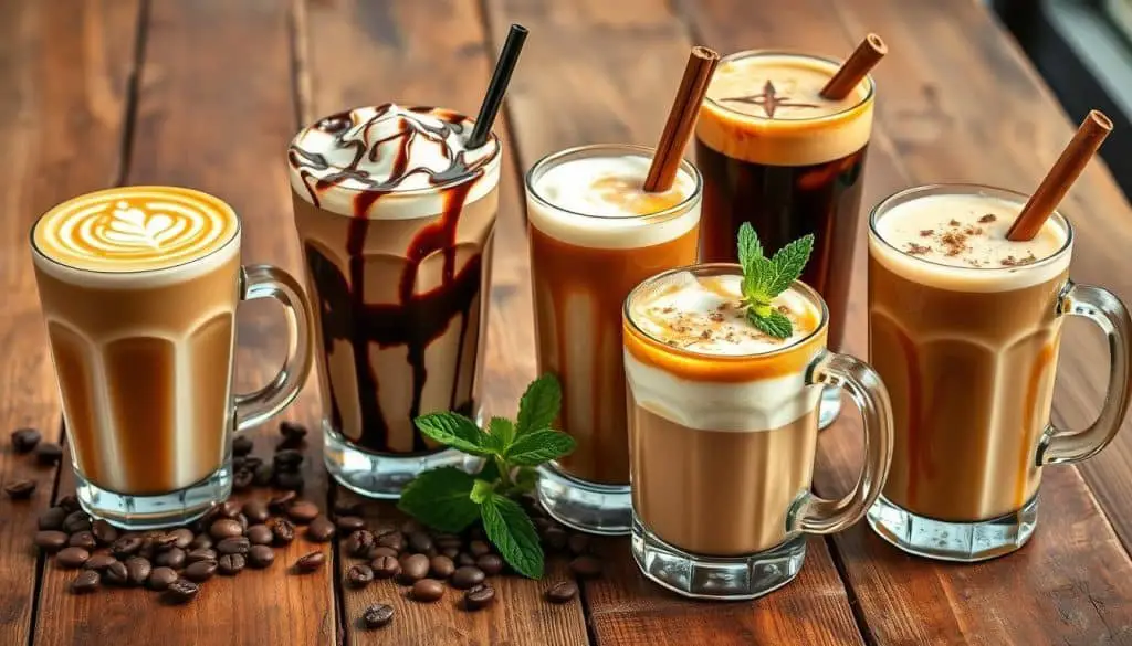 Variations of coffee-inspired drinks