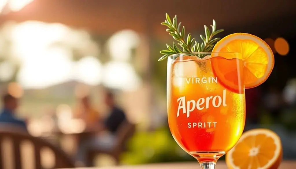 Virgin Aperol Spritz Mocktail