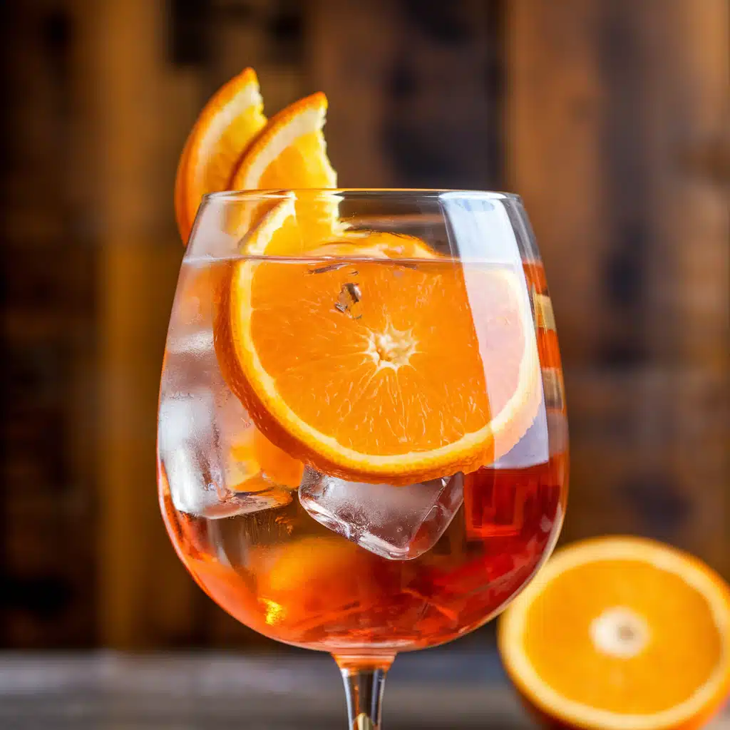 Virgin Aperol Spritz Mocktail
