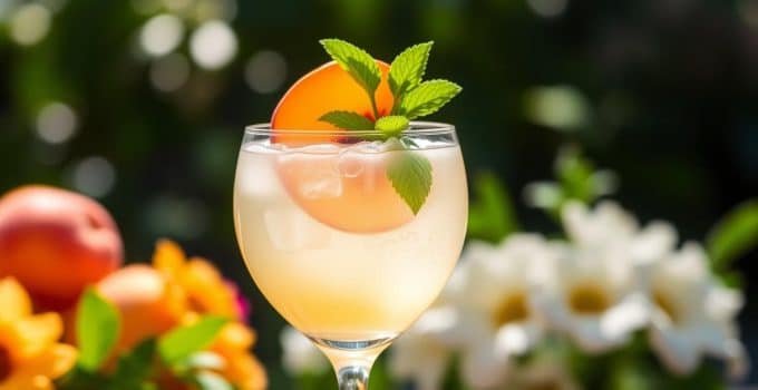 Virgin Bellini Mocktail