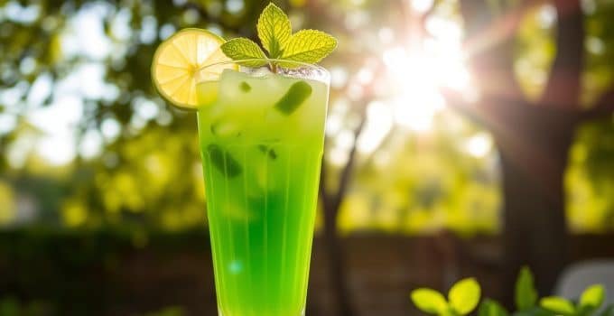 Virgin Grasshopper Mocktail