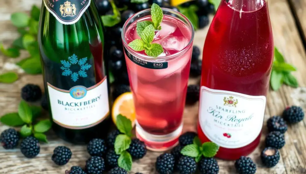 Virgin Kir Royale Mocktail ingredients