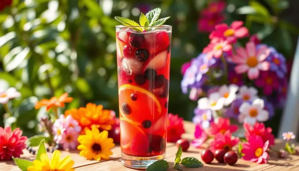 Virgin Sangria Mocktail