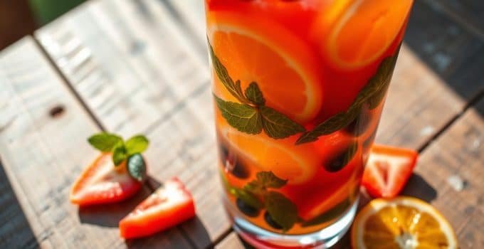 Virgin Sangria Mocktail