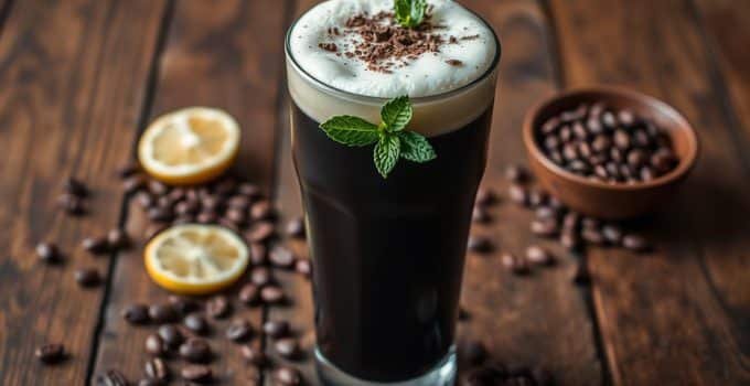 Virgin Stout Mocktail
