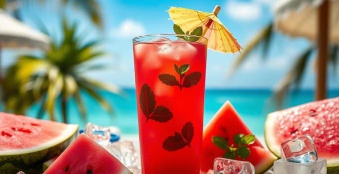 Watermelon Cooler Mocktail