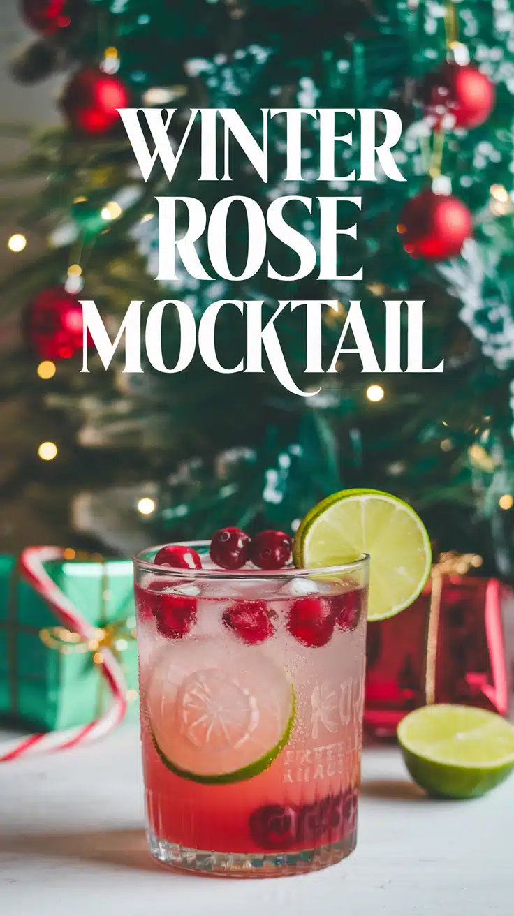 Winter Rose Mocktail
