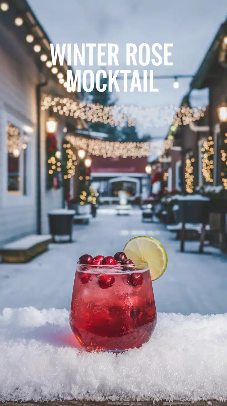 Winter Rose Mocktail