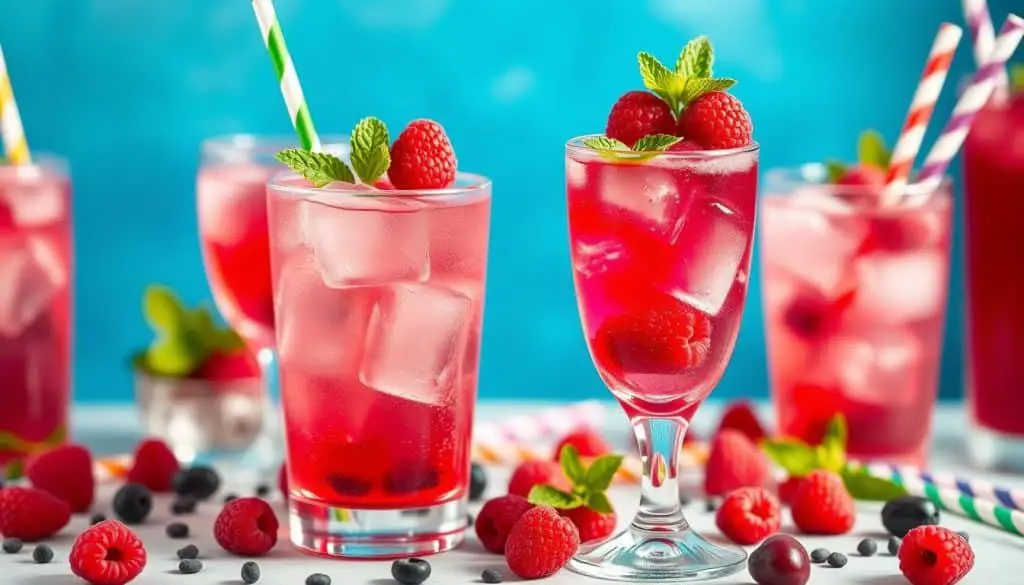 berry-based mocktails