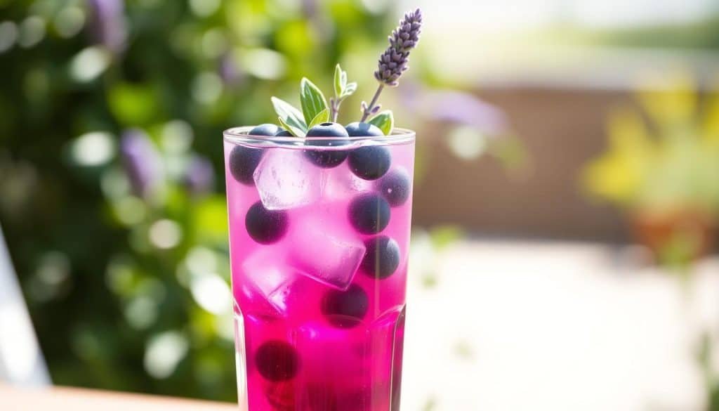blueberry beverages refreshment