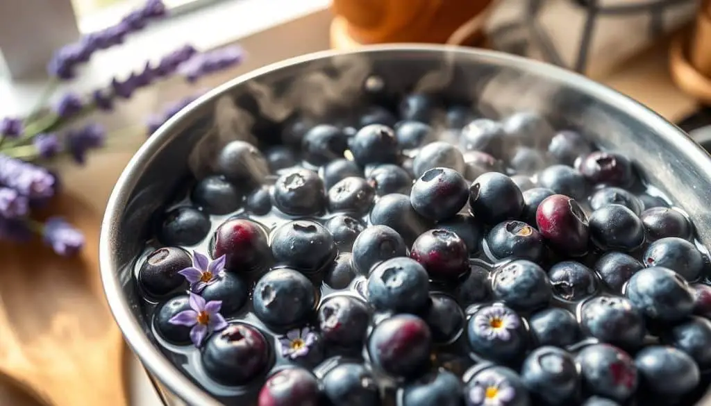 blueberry syrup preparation