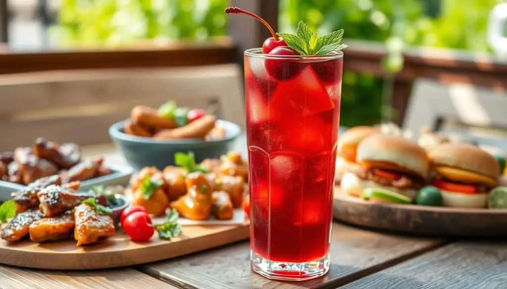 cherry cola mocktail pairings