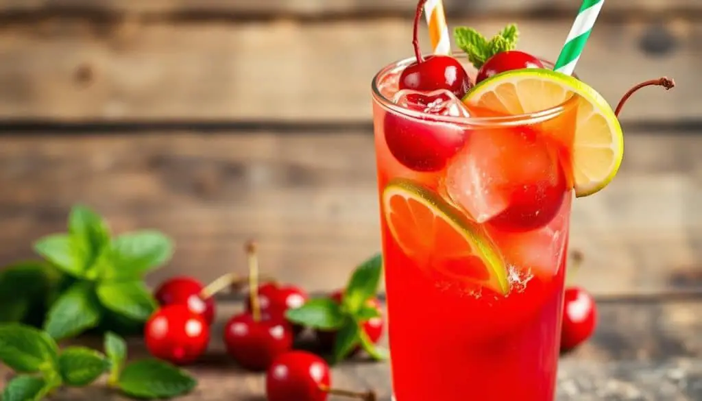 cherry limeade mocktail recipe