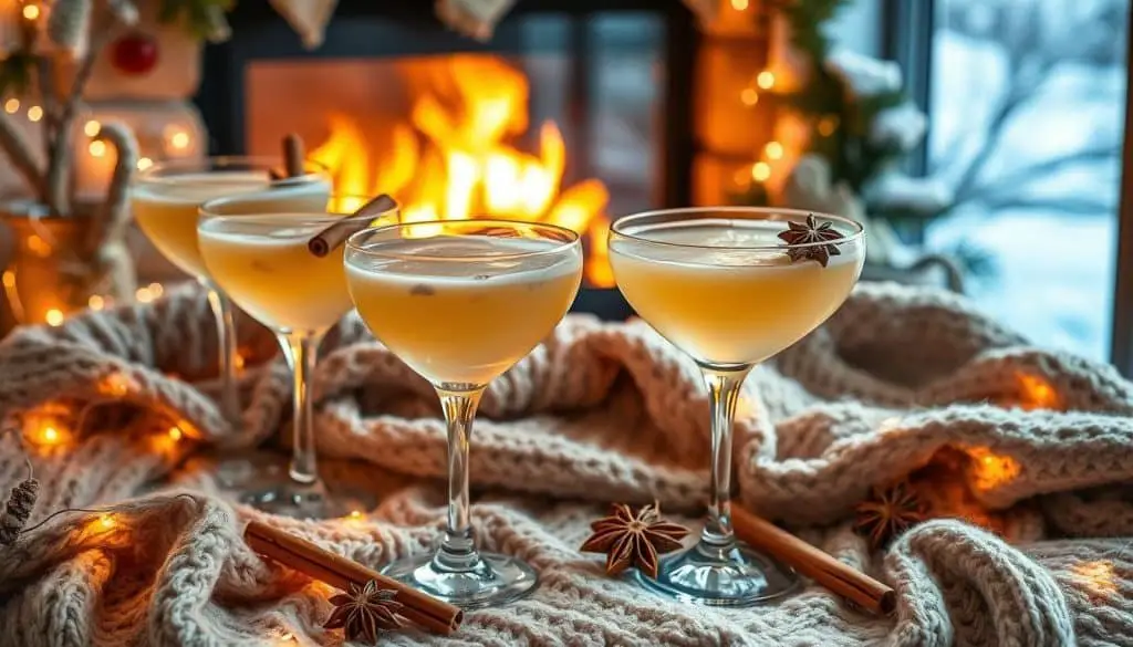 cozy winter drinks mocktail variations