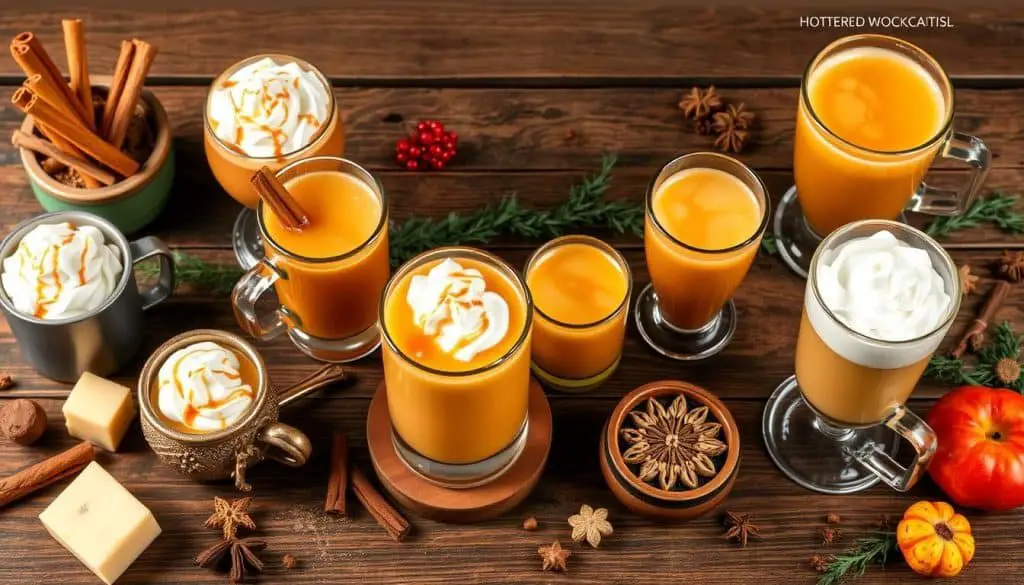 customization of hot buttered mocktails