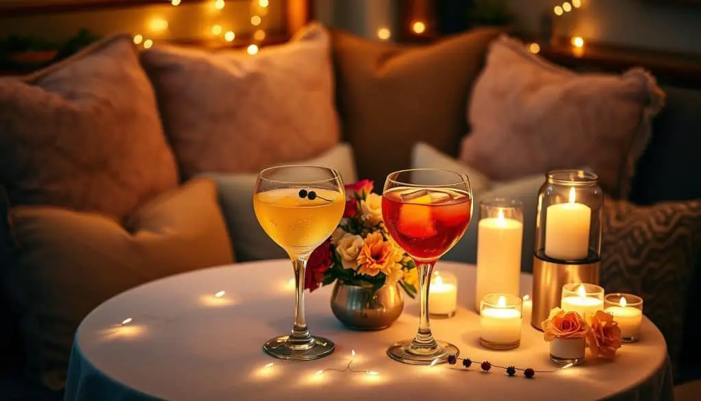 date night drinks atmosphere