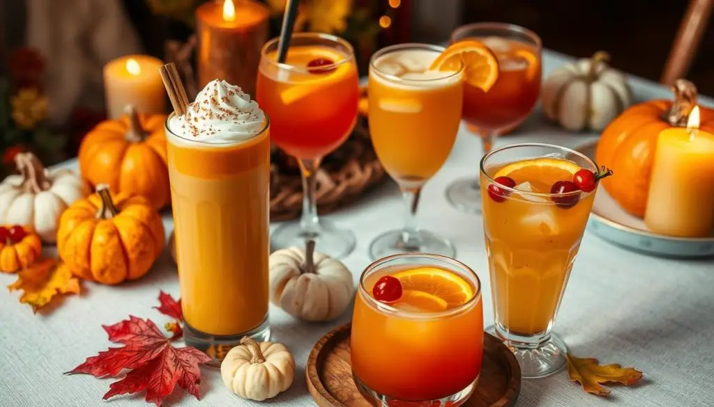 festive fall drinks seasonal mocktails