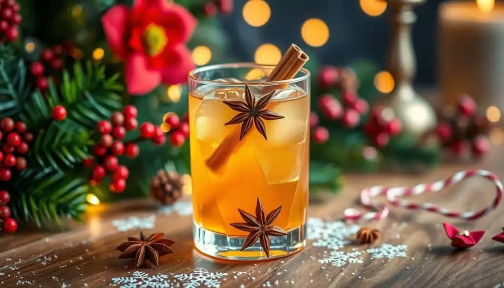 festive holiday mocktail