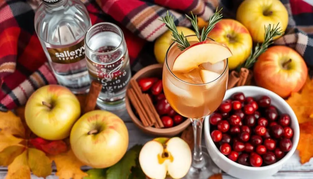 festive mocktail ingredients