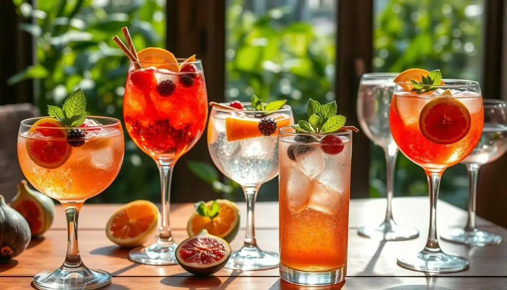 fizzy fruit cocktail variations