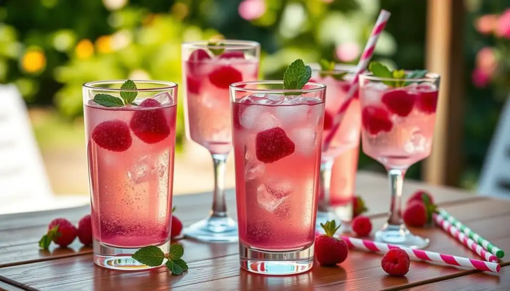 fizzy mocktails