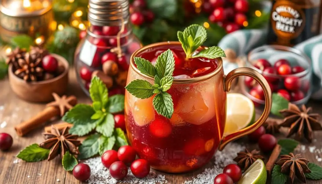flavor profile of Maple Cranberry Mule Mocktail