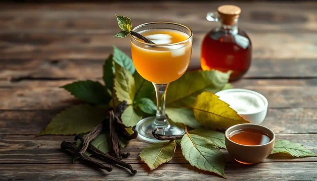 flavors of maple and vanilla