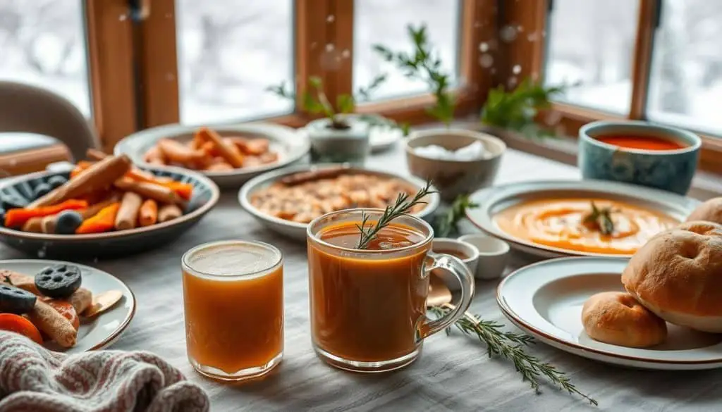 food pairing ideas with Cardamom Hot Cider Mocktail