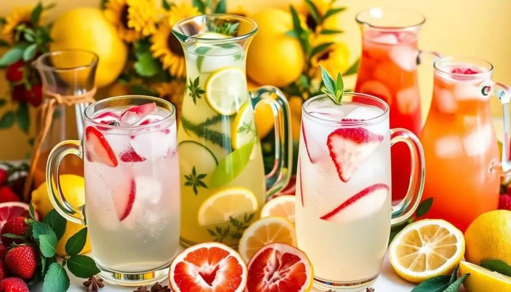 fruit infusions and lemonade variations