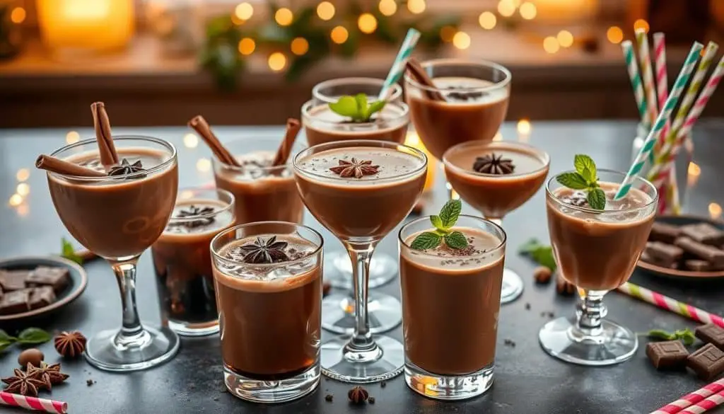 garnishing mocktails