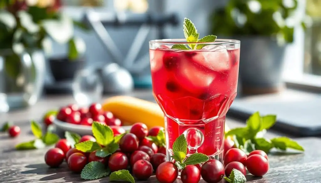 health benefits of cranberry mocktails