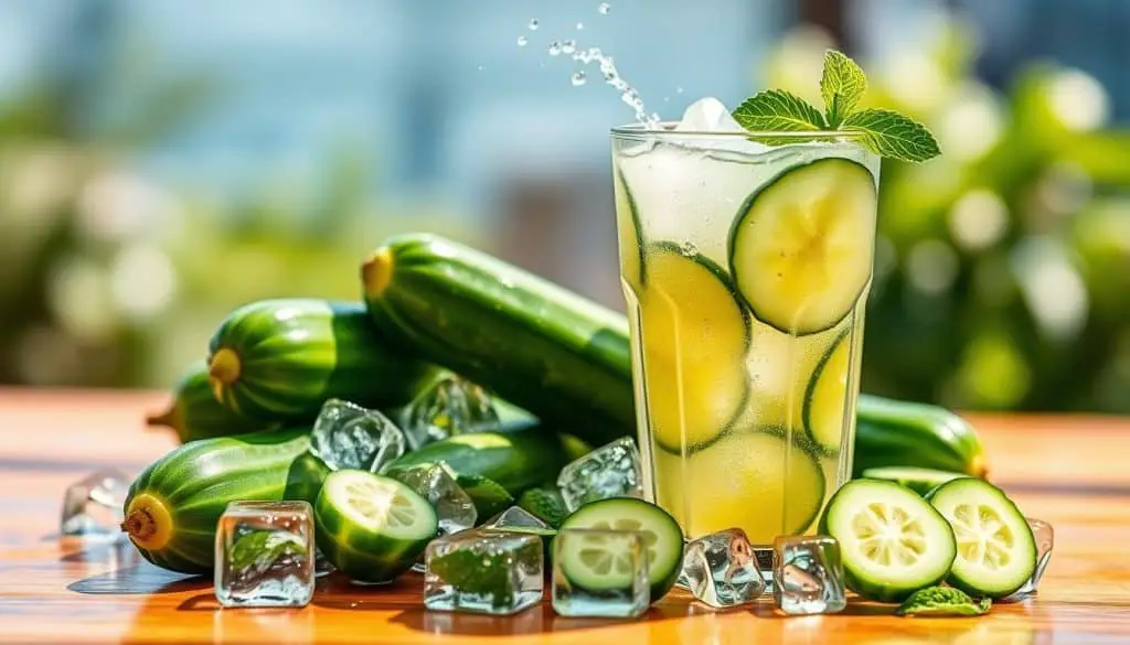 health benefits of cucumber-based drinks