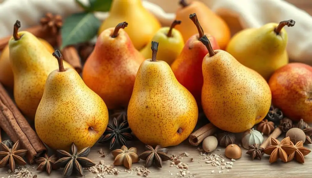 health benefits of pears and spices