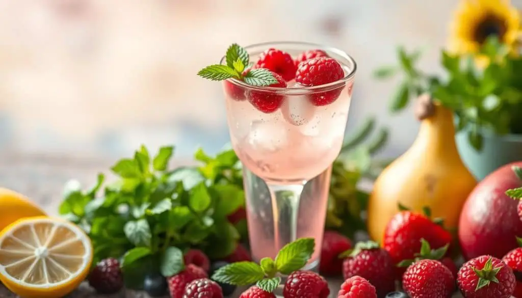 health benefits of raspberry mocktails