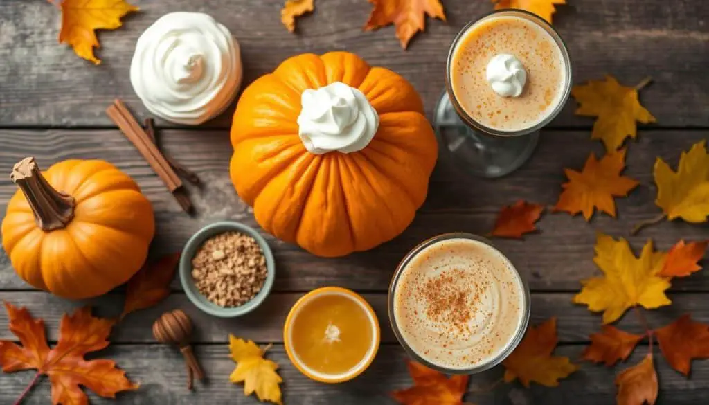 key ingredients for pumpkin pie mocktail