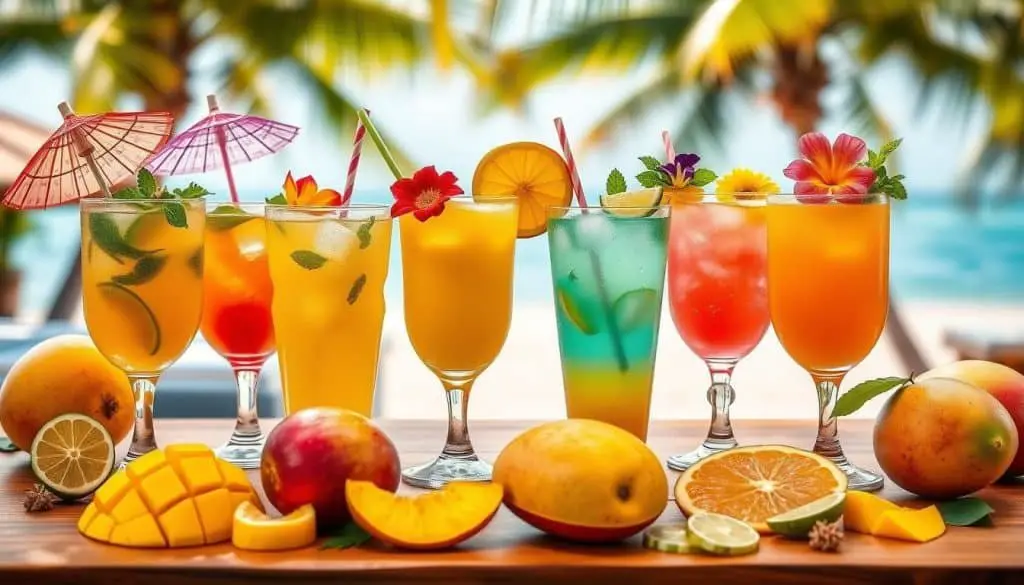 mango mocktail variations