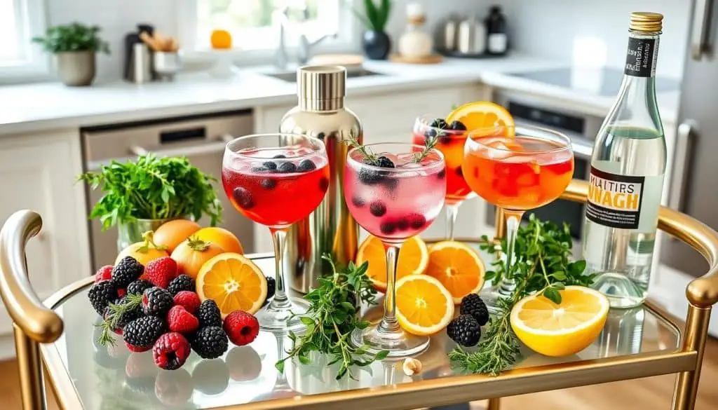 mixology in crafting fruit mocktails