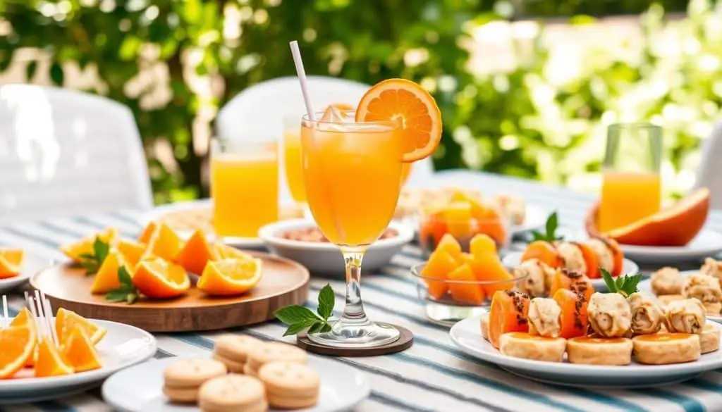 mocktail food pairings