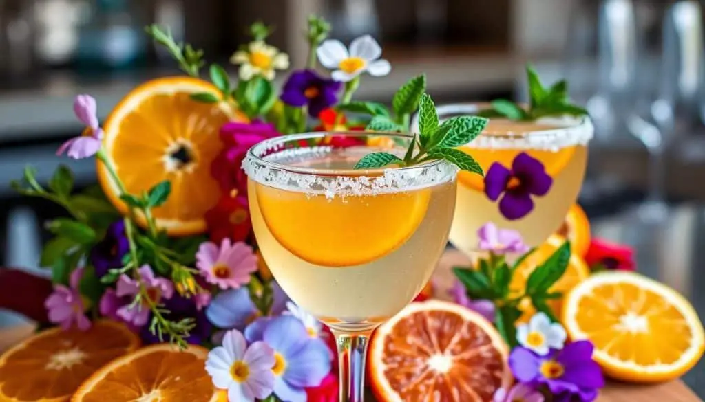 mocktail garnishes