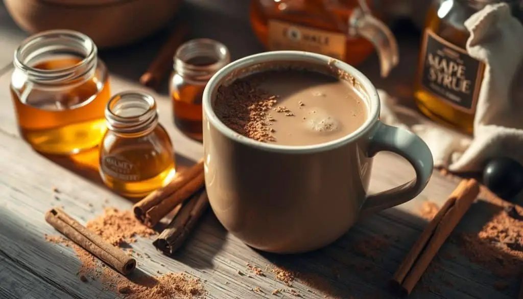 natural sweeteners in hot chocolate drink