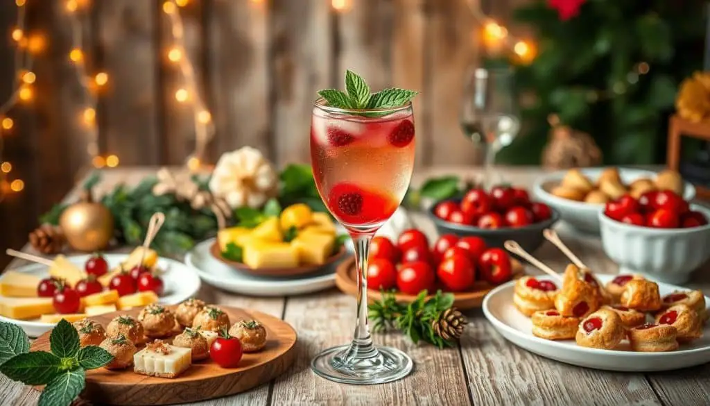 pairing mocktails with food