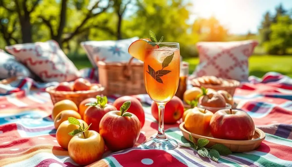 perfect occasions for apple mint sparkler mocktail