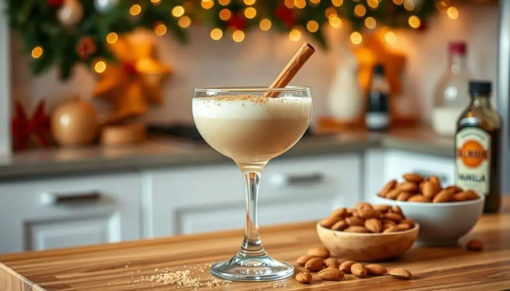 prepare Almond Eggnog Mocktail