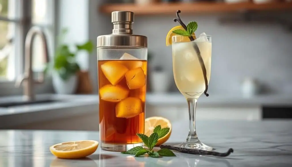 prepare the Maple Vanilla Mocktail