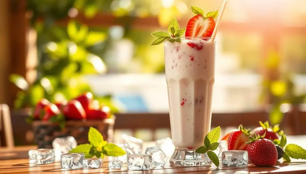 refreshing coolers with strawberry vanilla flavors