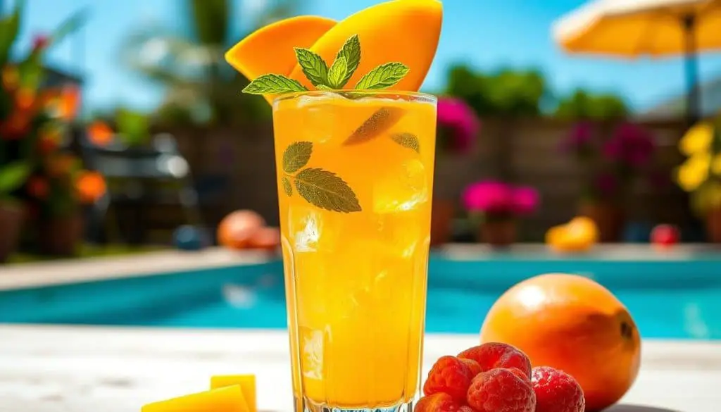 refreshing mango drink