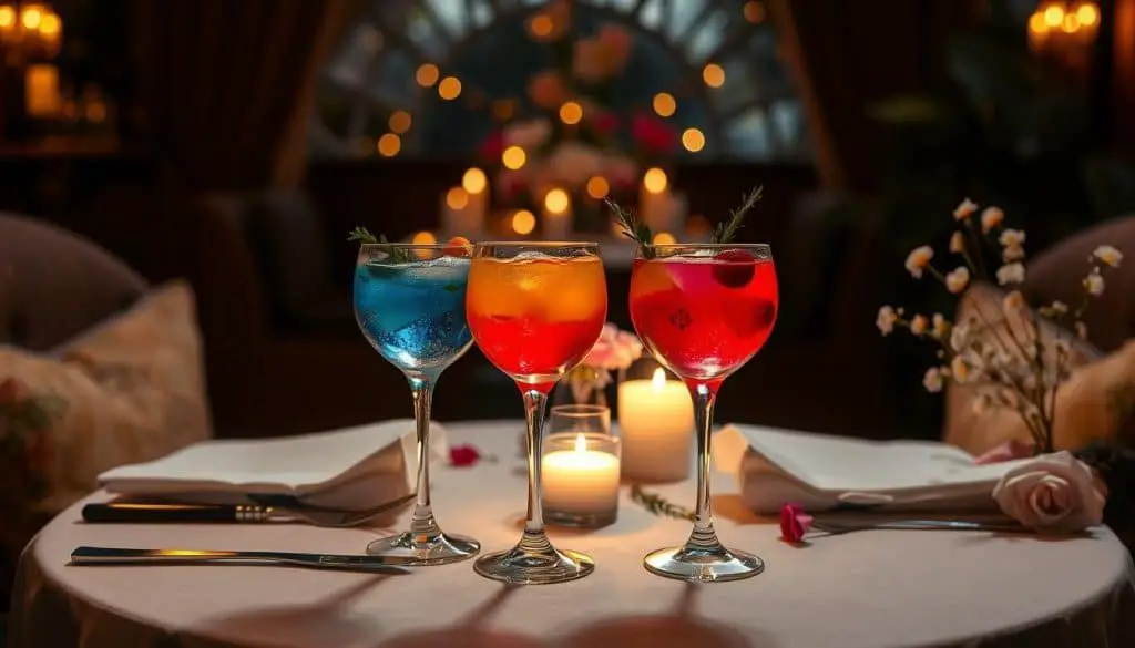 romantic experience with mocktails