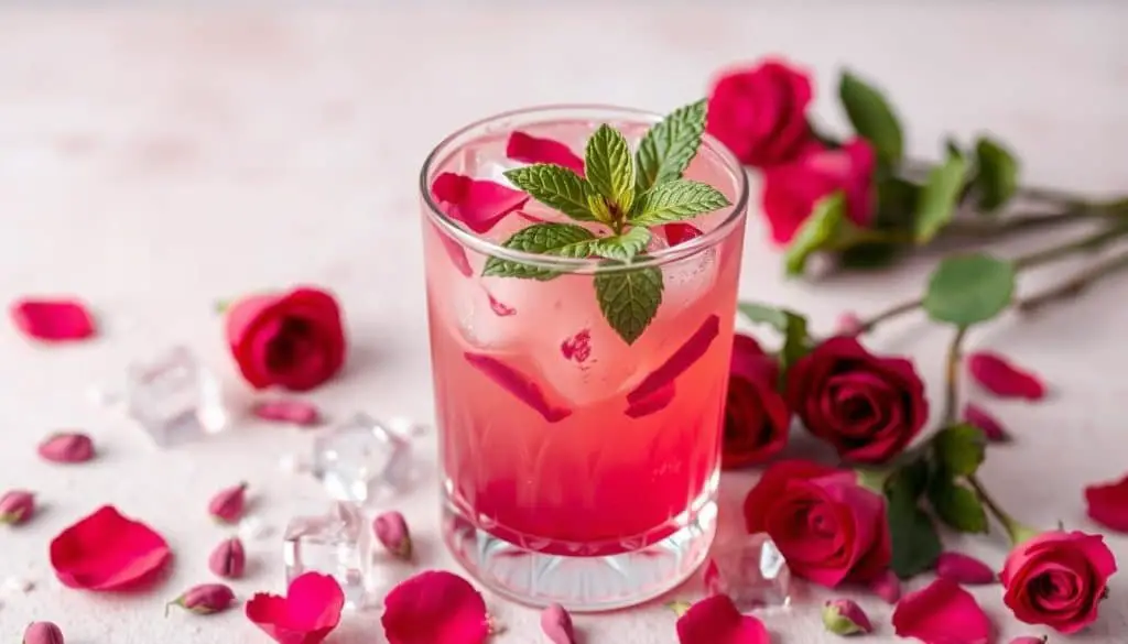 rose syrup drinks