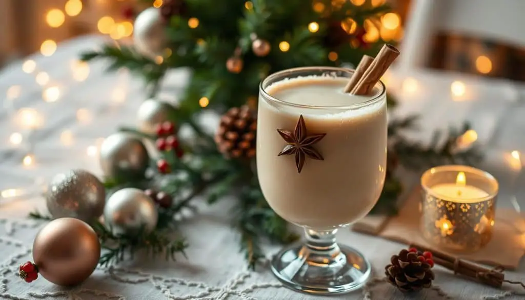 serving suggestions for a festive mocktail