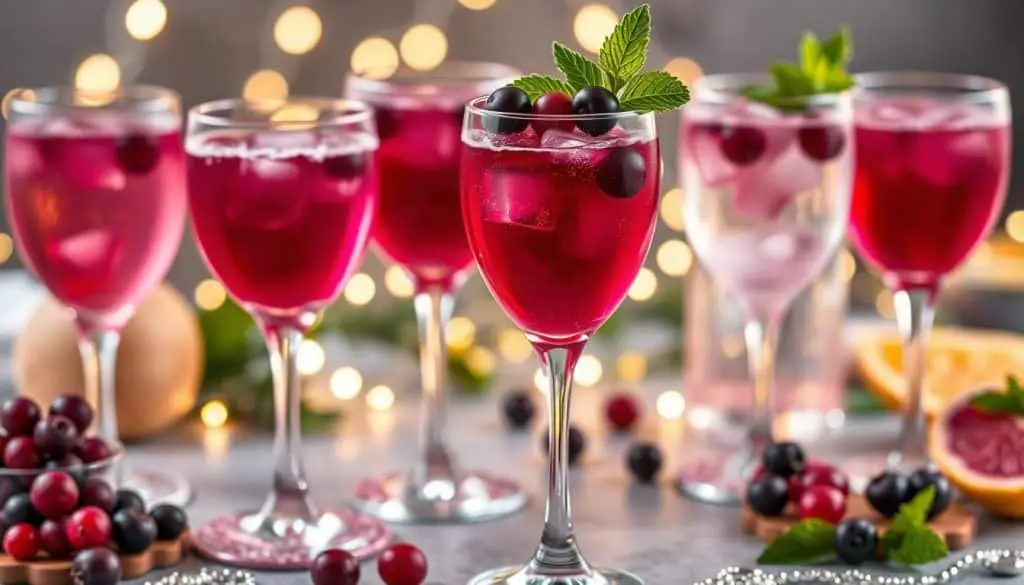 sparkling beverages for mocktail celebration